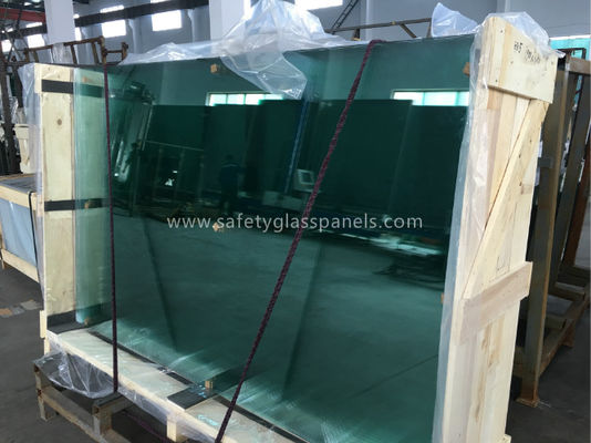 3 - 5 MM Toughened Frameless Tempered Glass Fence Panels Resist Shock / Burglary