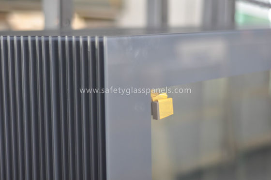 Reflective SGP Glass Laminated Insulated Glass Curtain Wall with Light Bronze