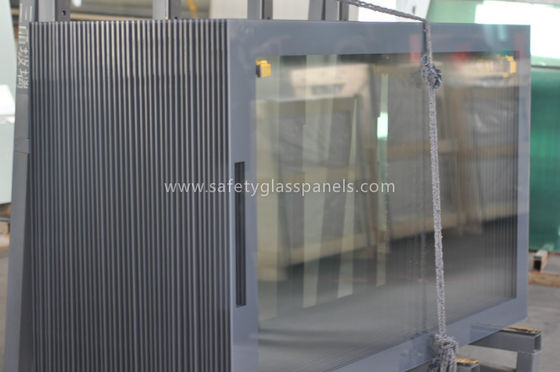 Reflective SGP Glass Laminated Insulated Glass Curtain Wall with Light Bronze