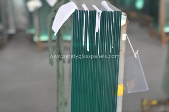 Frameless Bent Architectural Safety Tempered Glass Pattern for Bathroom