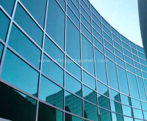 Rectangle Clear Tempered Safety Glass 8mm , Heat Treated Glass Partition