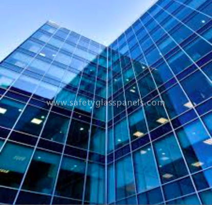 Bulletproof White Tempered Safety Glass Doors And Window Of Building