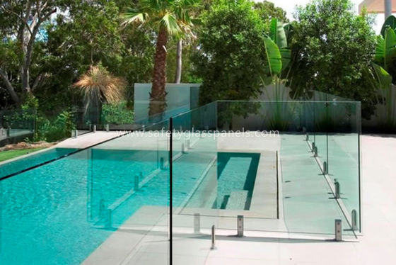 Frameless Glass Railing Balustrade Pool Fence Outdoor Swimming Pool Glass Fencing