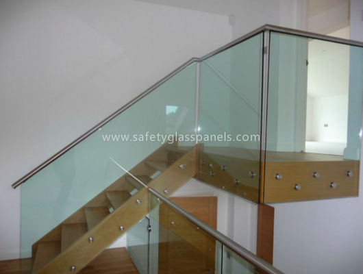 Indoor Decorative Structural Garden Balustrades Glass Handrails For Balcony