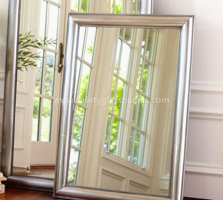 Aluminum 8mm Colored Silver Backed Mirror Glass Decoration and Furniture