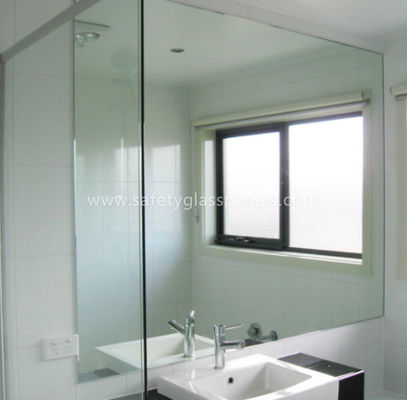 Round Beveled Solar Silver Decorative Coating For Glass / Sliding Door Mirror