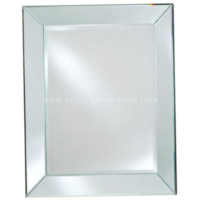 Custom Oval Silver Backed Mirror For Door / Wardrobe , Copper And Lead Free Mirror