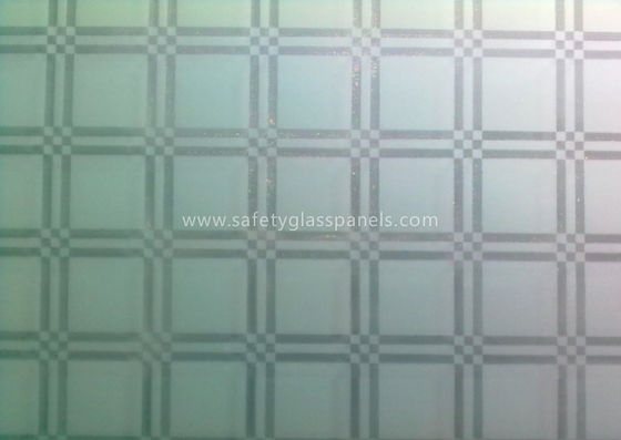 Clear Float Curve Acid Etched Glass 4mm 5mm 6mm For Curtain Walls And Bathroom