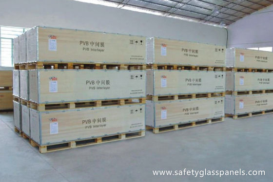 High Security Transparent Polyvinyl Butyral Film For Door / Window Glass