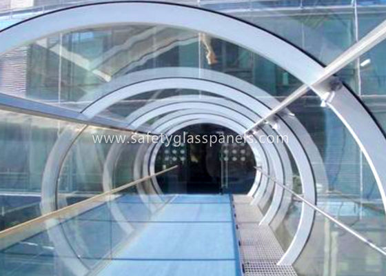Green House Tempered / Laminated Safety Glass , Curved  Sheet Glass Panels