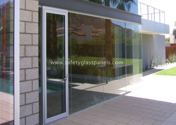 Low Iron 8mm Safety Tempered Glass Panels For Outdoor / Indoor /  Window