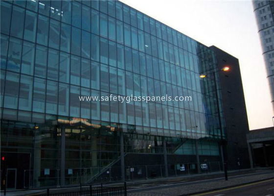 Flat 10MM Tempered Safety Glass Low Visible Distortion , Milk White Laminated Glass
