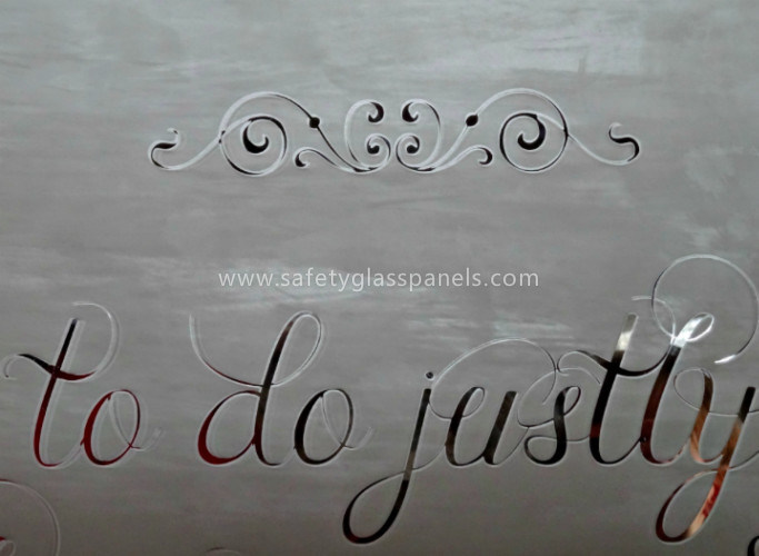 Office Satin Frosted Acid Etched Glass 15mm 19mm for Bath Screen , High Strength